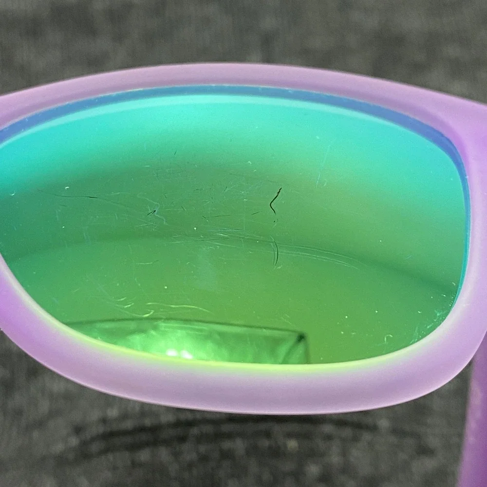 Goodr Lilac It Like That Sunglasses Unisex OS Purple Matte Green Mirrored OG